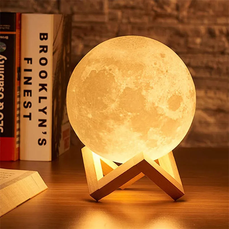 CRAFT LIGHT™ 3D Printed Moon Lamp: Bring the Magic Home