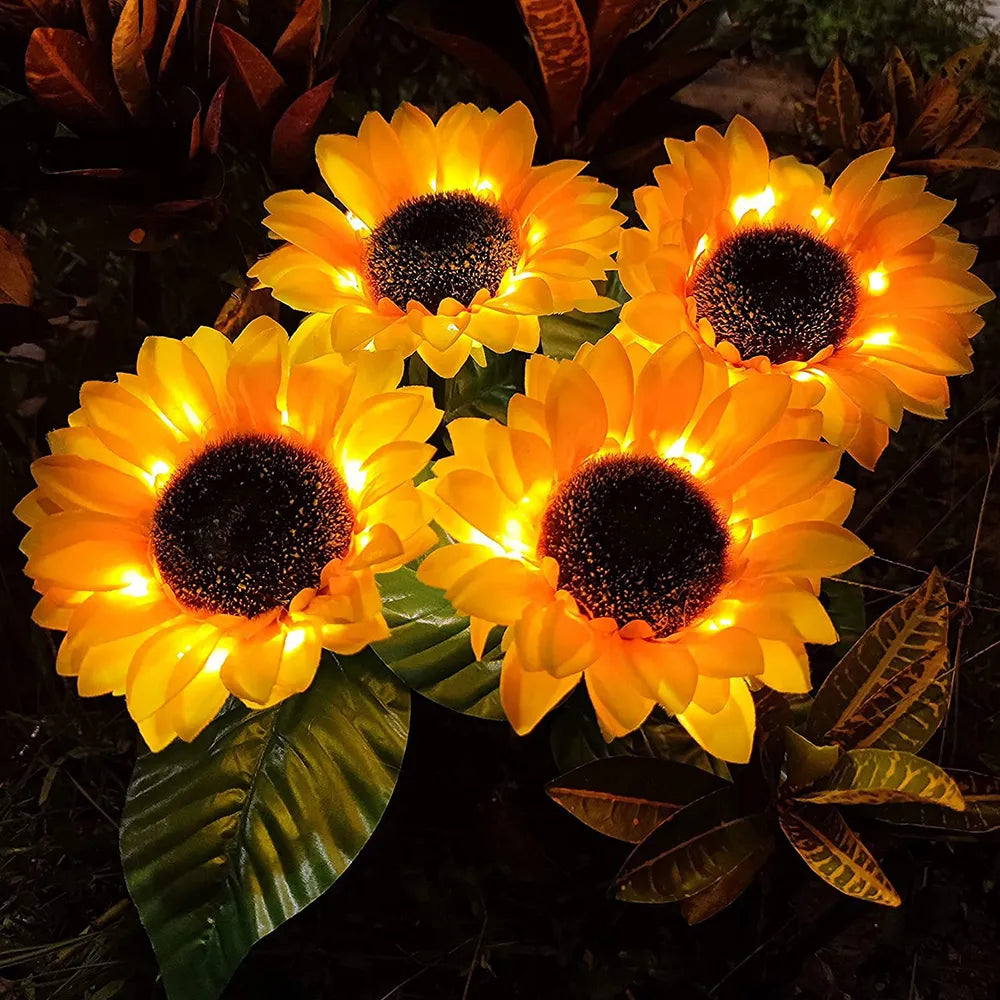 CRAFT LIGHT ™ Sunflower Lights with Solar Simulation